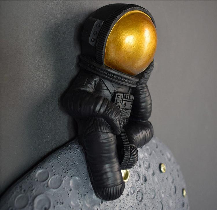 Just Resting Little Astronaut Wall Clock - Divine Heart L.A.