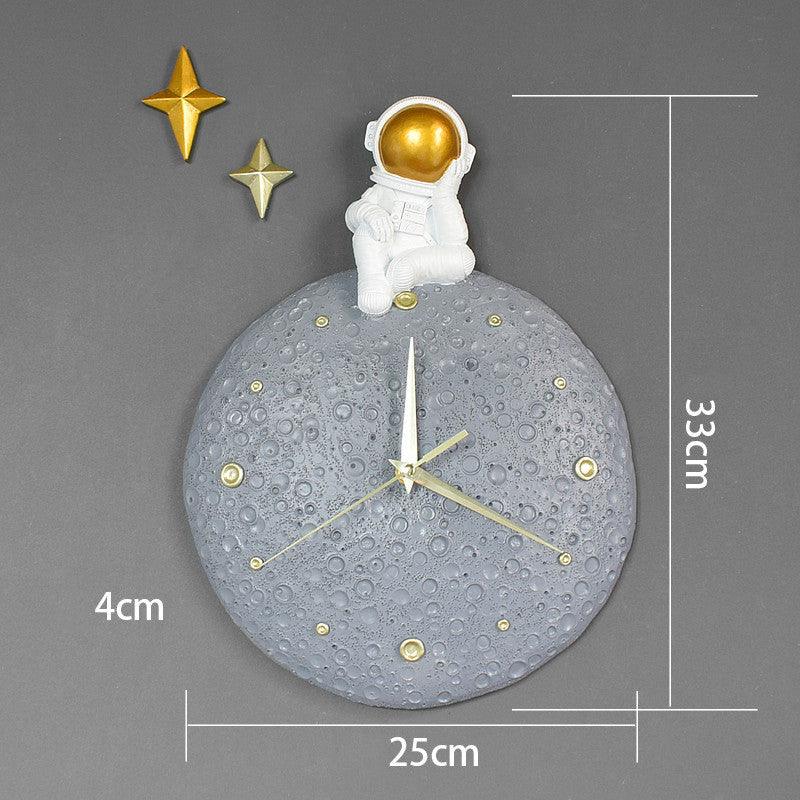 Just Resting Little Astronaut Wall Clock - Divine Heart L.A.