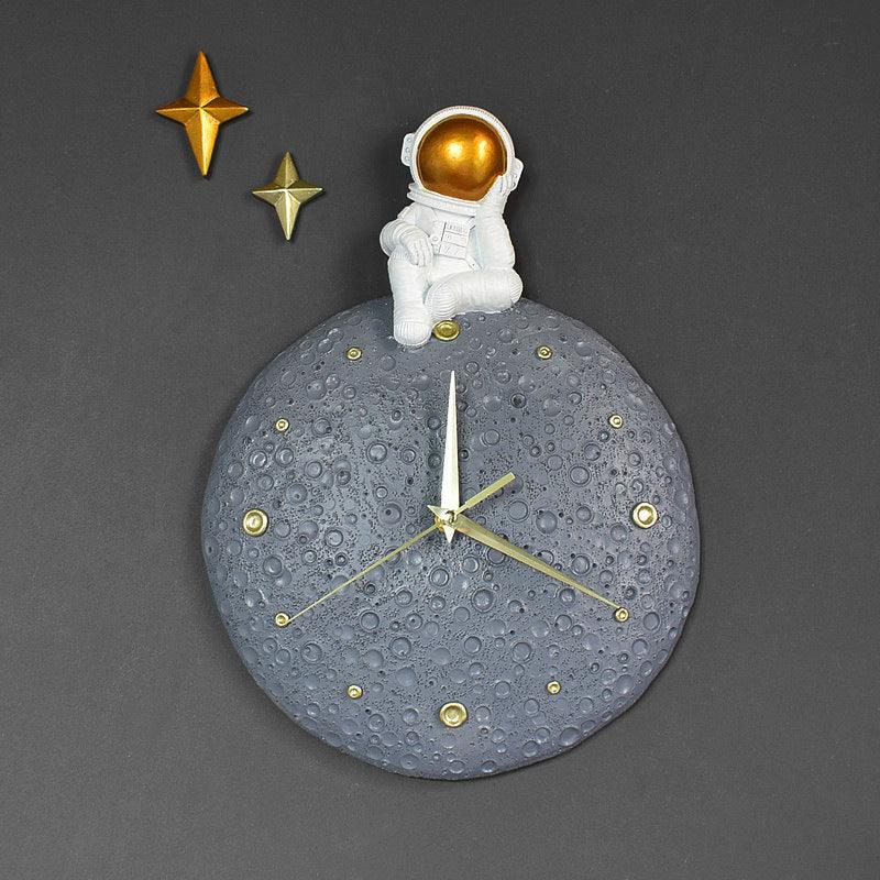 Just Resting Little Astronaut Wall Clock - Divine Heart L.A.