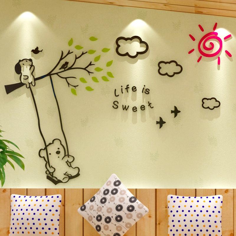 Life is Sweet Koala Bear Scene Wall Decals - Divine Heart L.A.