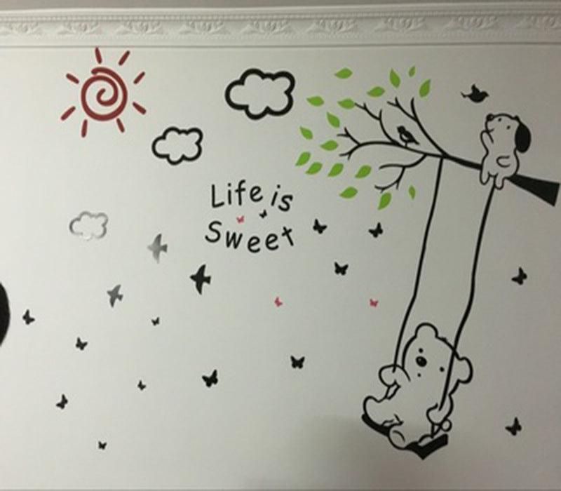 Life is Sweet Koala Bear Scene Wall Decals - Divine Heart L.A.