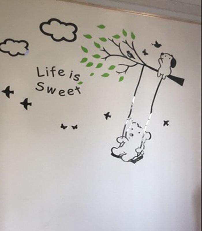 Life is Sweet Koala Bear Scene Wall Decals - Divine Heart L.A.