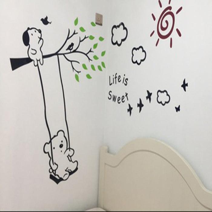 Life is Sweet Koala Bear Scene Wall Decals - Divine Heart L.A.