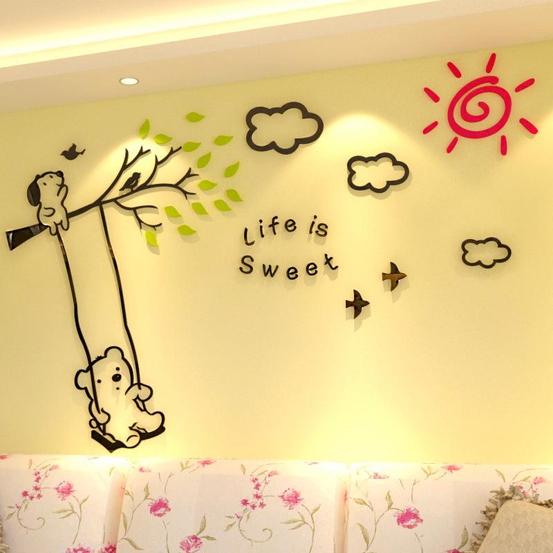 Life is Sweet Koala Bear Scene Wall Decals - Divine Heart L.A.