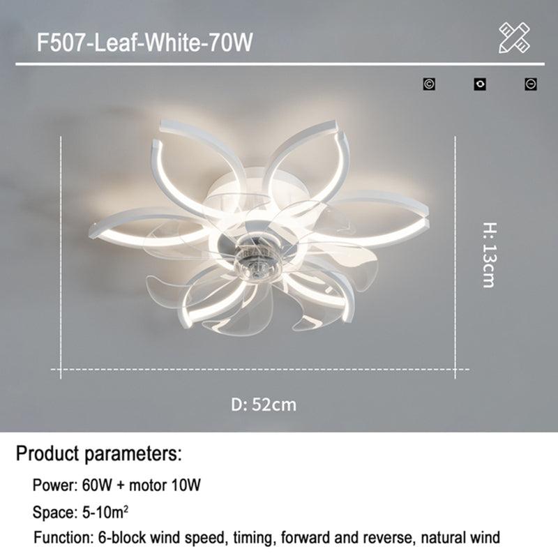 Light Luxury Household Intelligent Suction Fan Lamp - Divine Heart L.A.