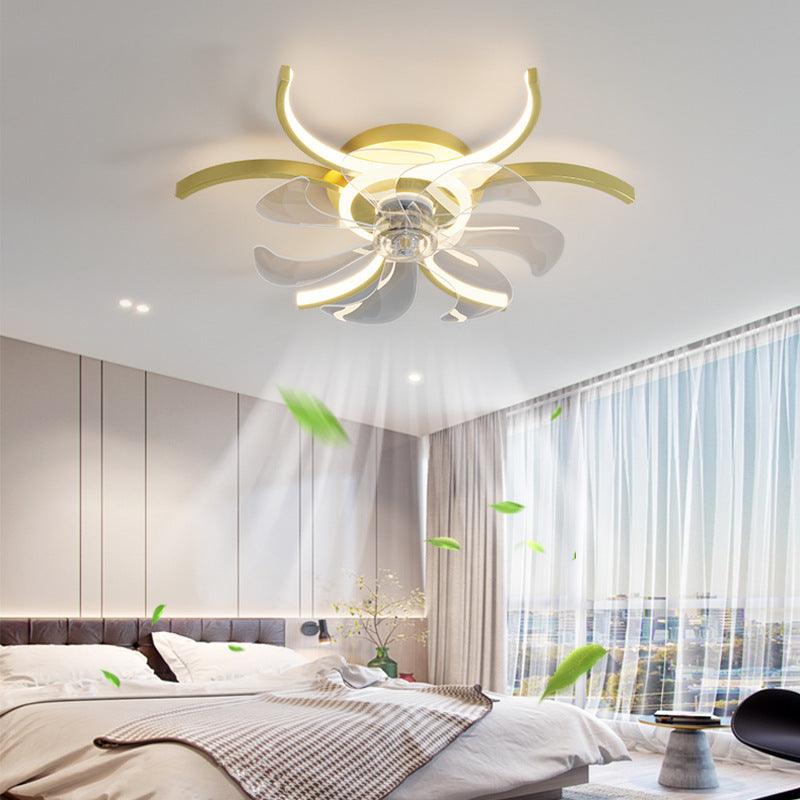 Light Luxury Household Intelligent Suction Fan Lamp - Divine Heart L.A.