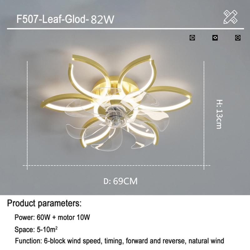 Light Luxury Household Intelligent Suction Fan Lamp - Divine Heart L.A.