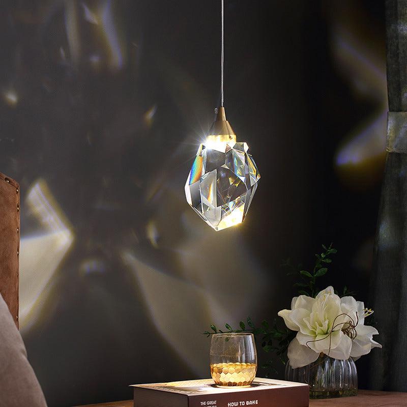 Light of the Prism Crystal and Copper Pendant Chandelier - Divine Heart L.A.