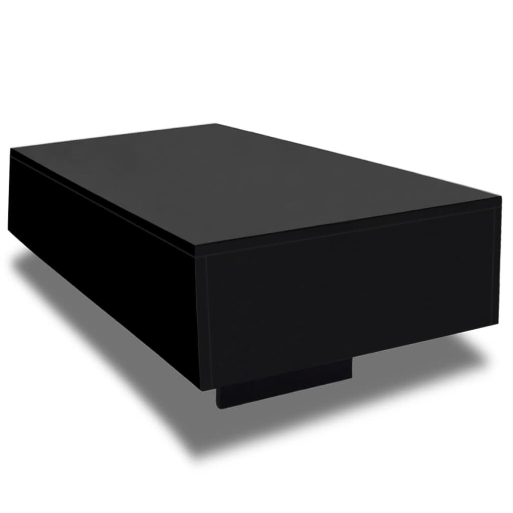 Lisette Coffee Table High Gloss Black - Divine Heart L.A.