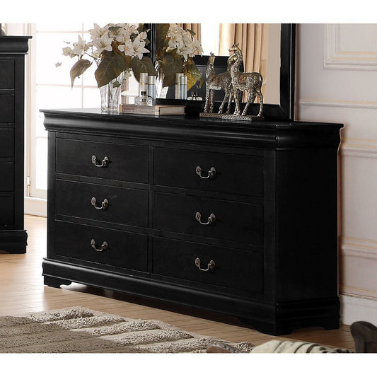 Louis Philippe 6 Drawer Dresser - Divine Heart L.A.