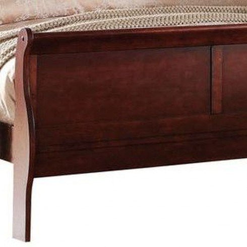 Louis Philippe Full Size Bed in Cherry - Divine Heart L.A.