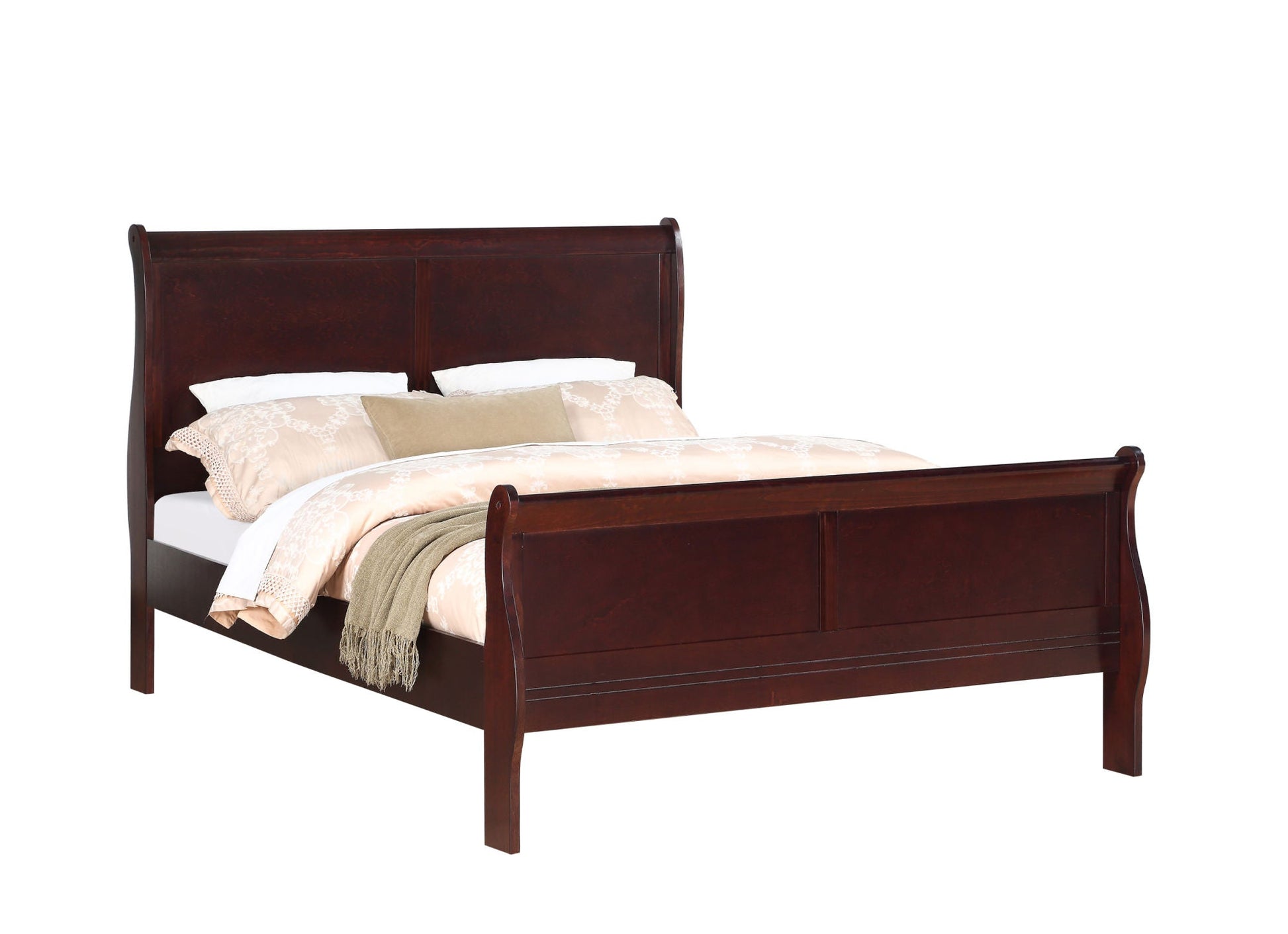 Louis Phillippe Twin Sleigh Bed - Divine Heart L.A.