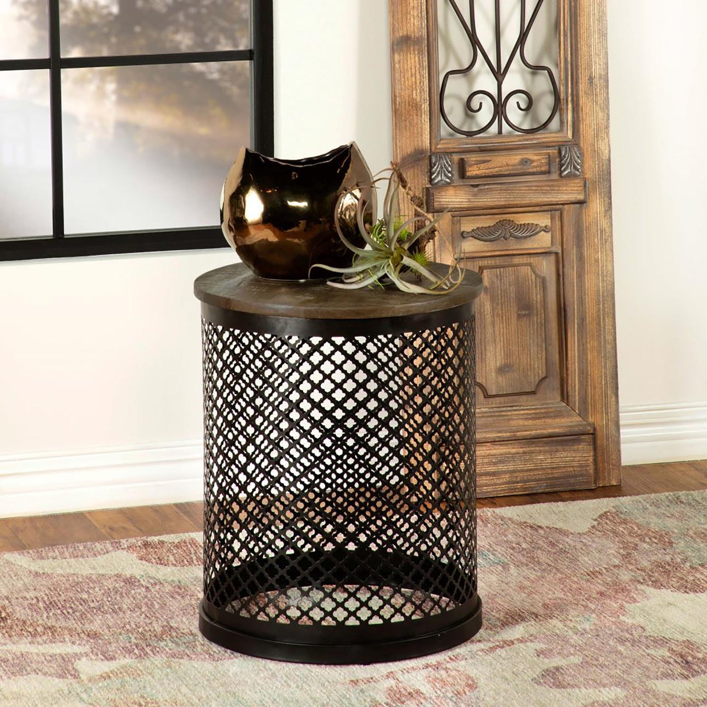 Madeira Open Base Accent Table - Divine Heart L.A.