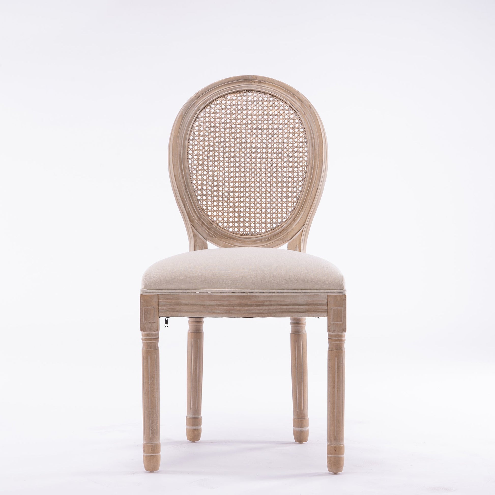 Marie II Oval Rattan Back Dining Chair Set of 2 - Divine Heart L.A.