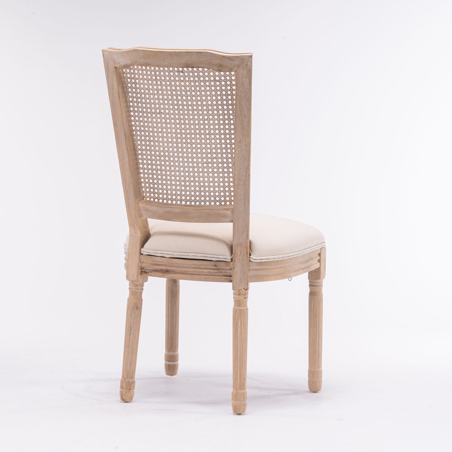 Marseille II Rattan Back Dining Chair Set of 2 - Divine Heart L.A.