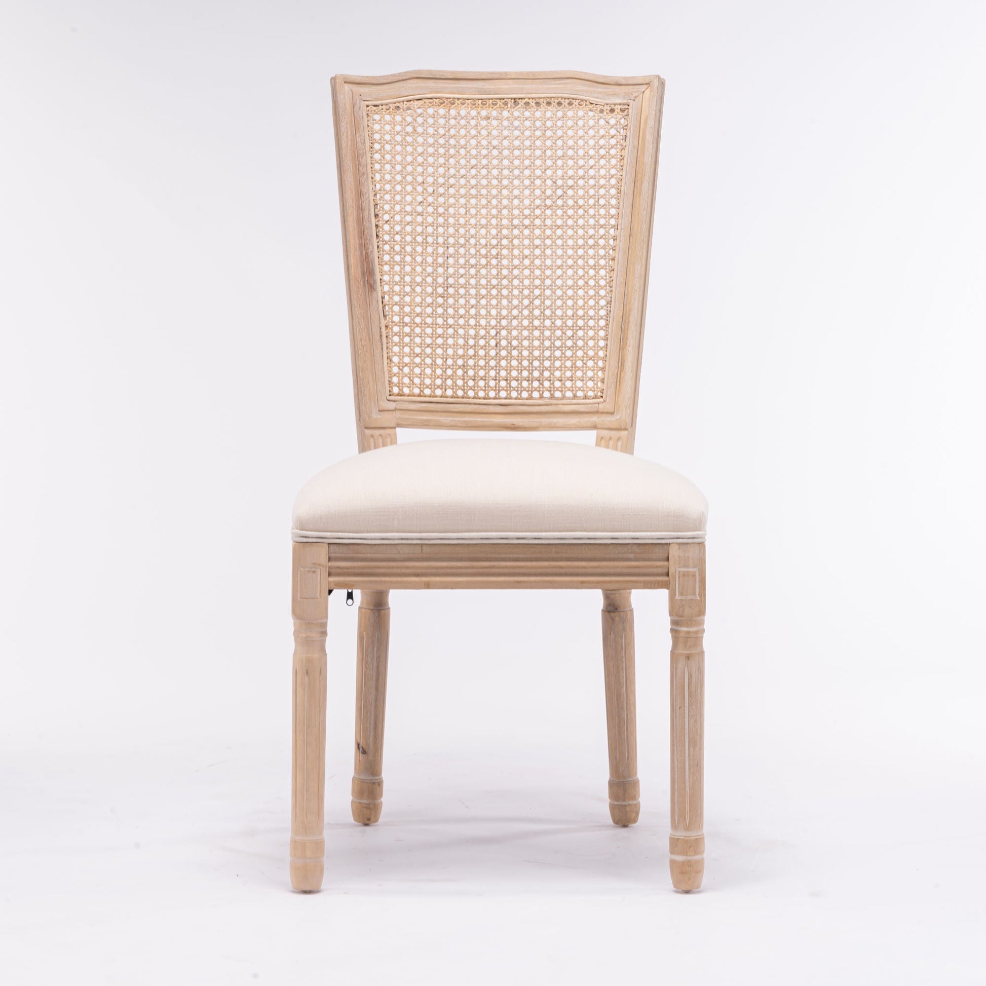 Marseille II Rattan Back Dining Chair Set of 2 - Divine Heart L.A.