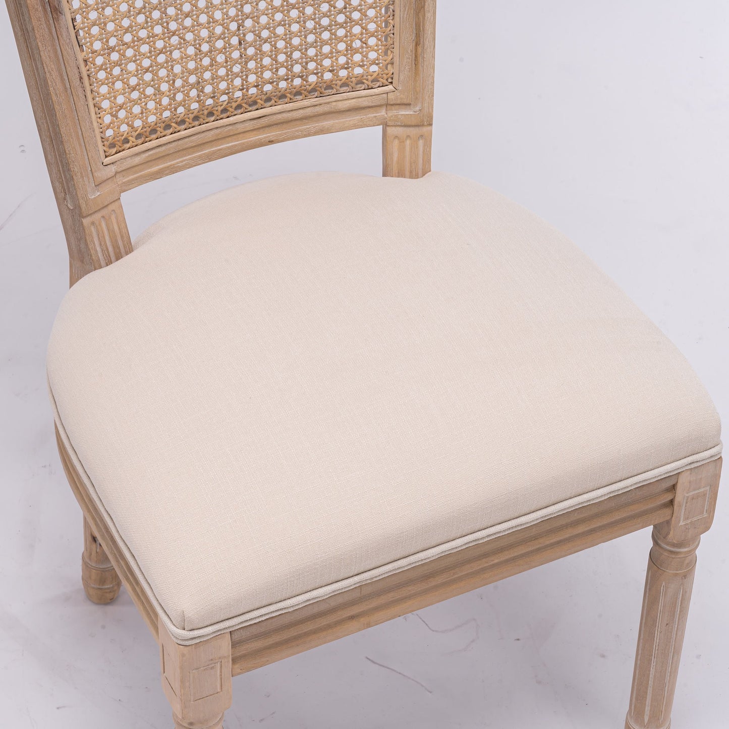 Marseille II Rattan Back Dining Chair Set of 2 - Divine Heart L.A.