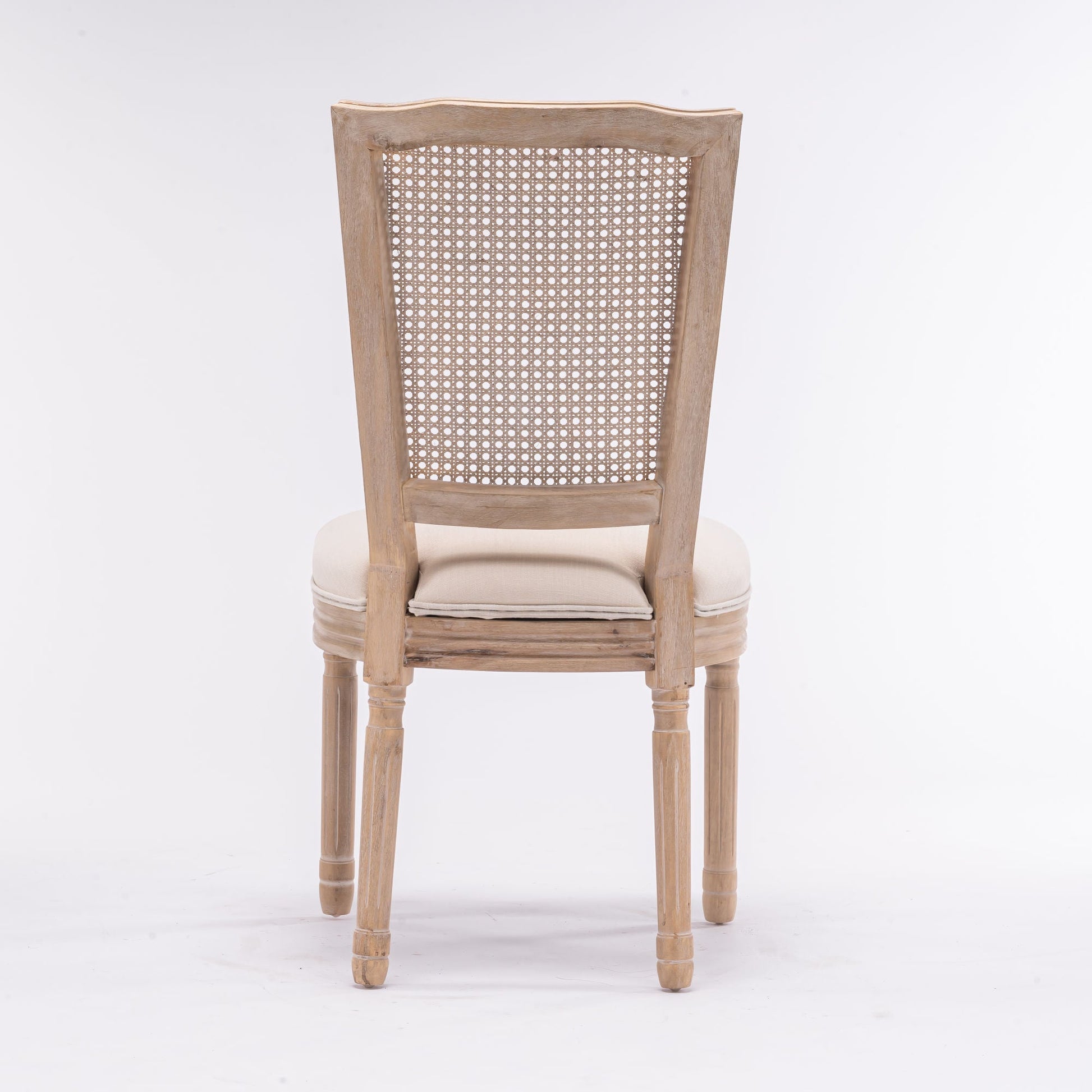 Marseille II Rattan Back Dining Chair Set of 2 - Divine Heart L.A.