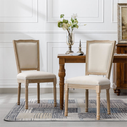 Marseille Square Back Dining Chair Set of 2 - Divine Heart L.A.