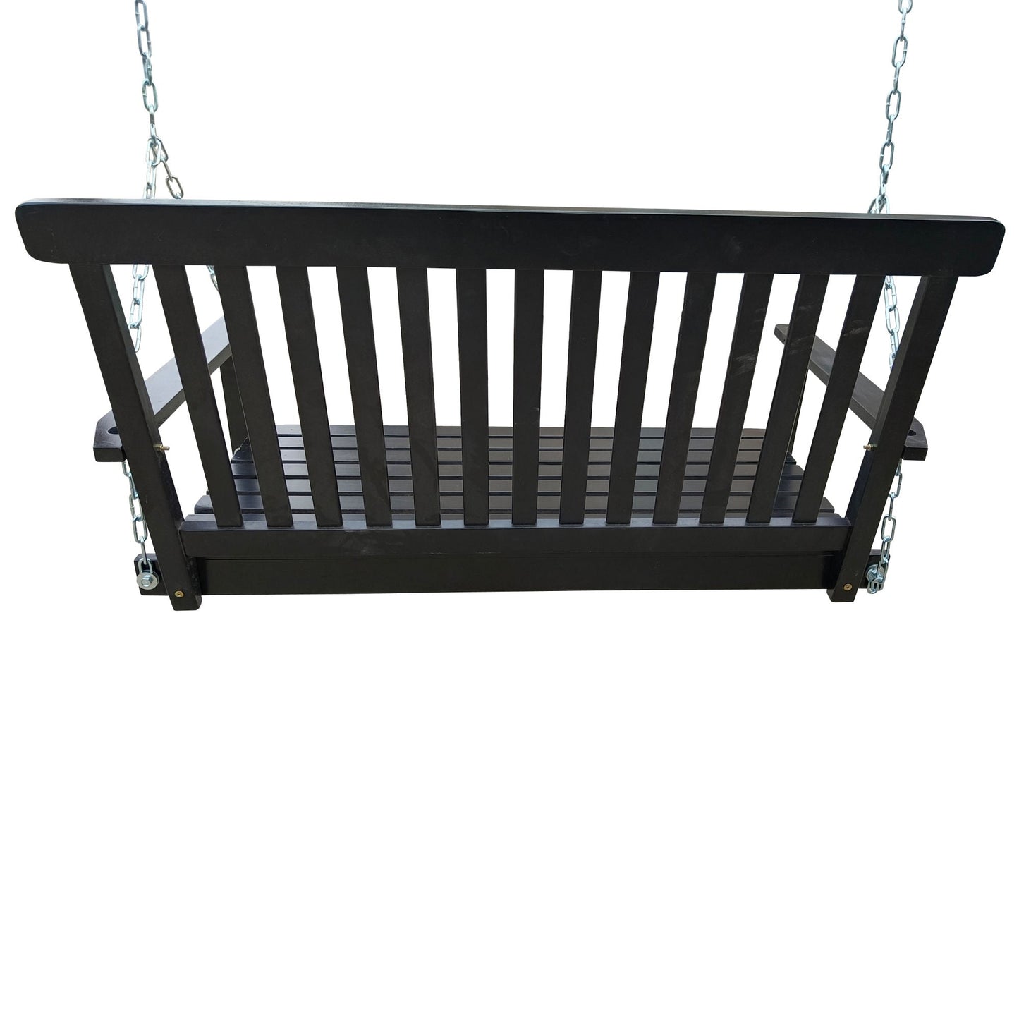 Martika Wooden Bench Swing with Hanging Chains - Divine Heart L.A.