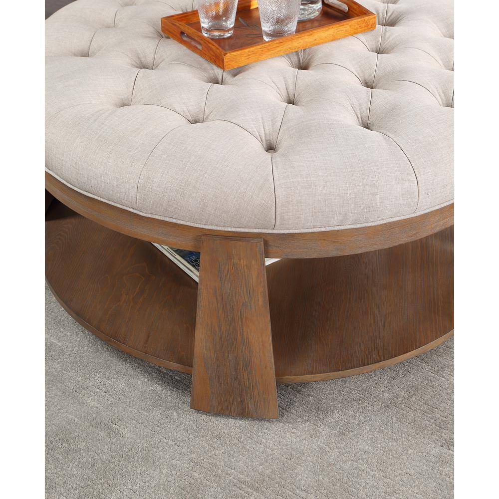 Merida Luxury Tufted Coffee Table - Divine Heart L.A.