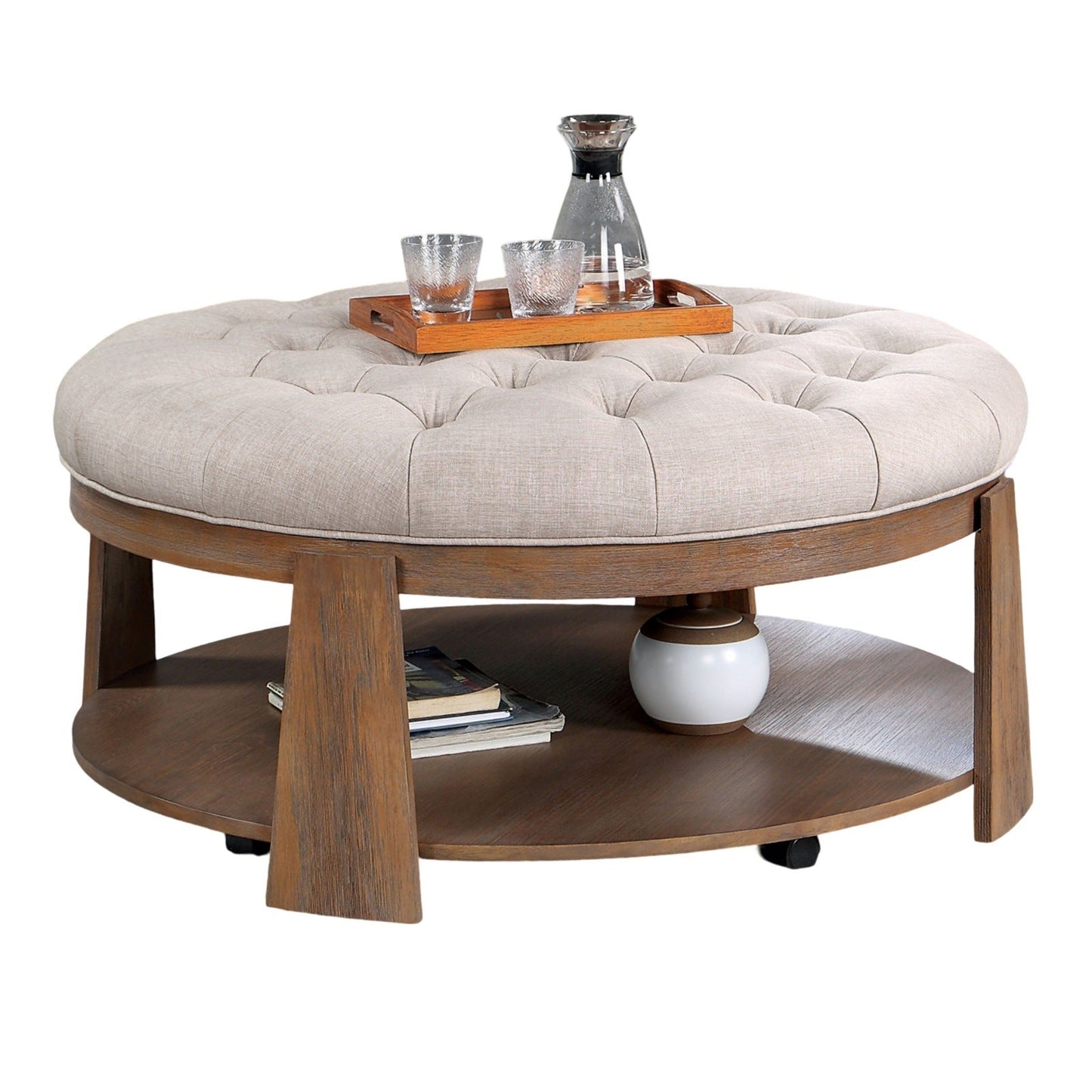 Merida Luxury Tufted Coffee Table - Divine Heart L.A.