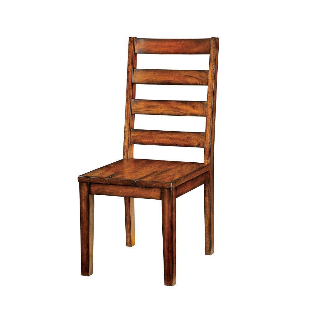 Merrill & Co. Dining Chair Set with Tobacco Oak Finish - Divine Heart L.A.