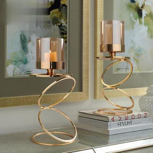 Modern Luxuries Suspended O-Ring Candle Holder - Divine Heart L.A.