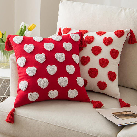 My Love in Hearts Pillow Cover - Divine Heart L.A.