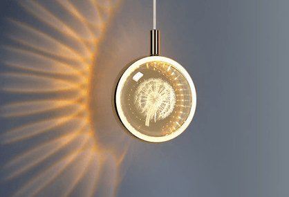 Natural Elements Crystal Pendant LED Light Collection - Divine Heart L.A.