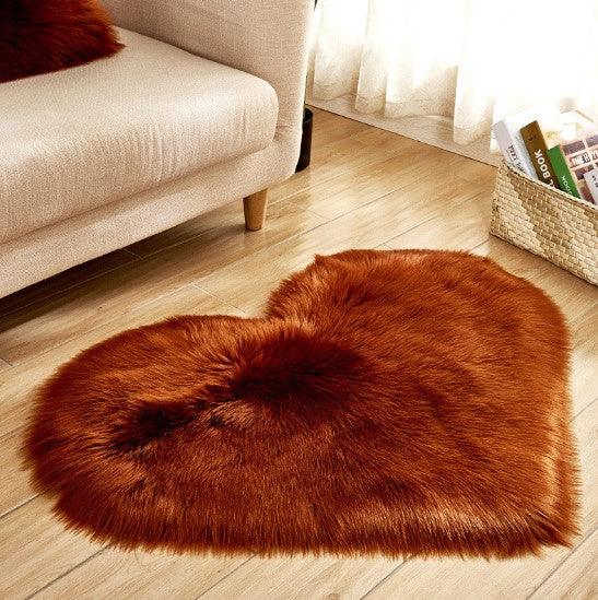 Original Plush Heart-Shaped Rug - Divine Heart L.A.