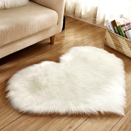 Original Plush Heart-Shaped Rug - Divine Heart L.A.