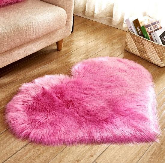 Original Plush Heart-Shaped Rug - Divine Heart L.A.