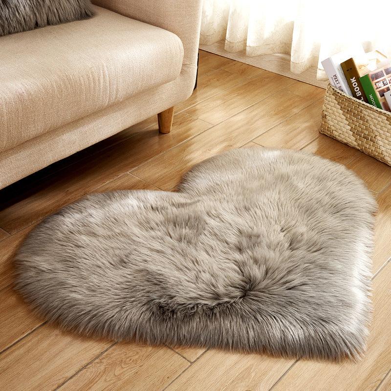 Original Plush Heart-Shaped Rug - Divine Heart L.A.