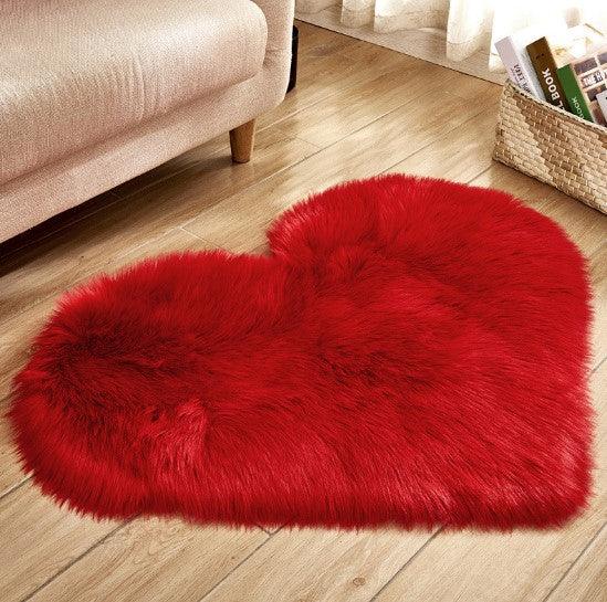 Original Plush Heart-Shaped Rug - Divine Heart L.A.