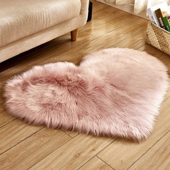 Original Plush Heart-Shaped Rug - Divine Heart L.A.