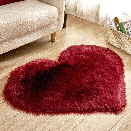 Original Plush Heart-Shaped Rug - Divine Heart L.A.