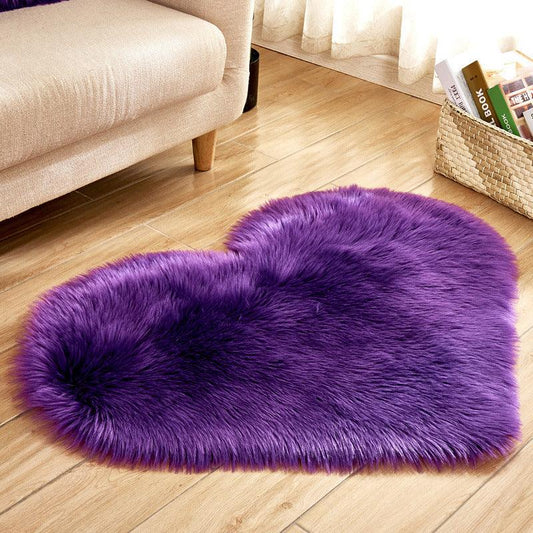 Original Plush Heart-Shaped Rug - Divine Heart L.A.