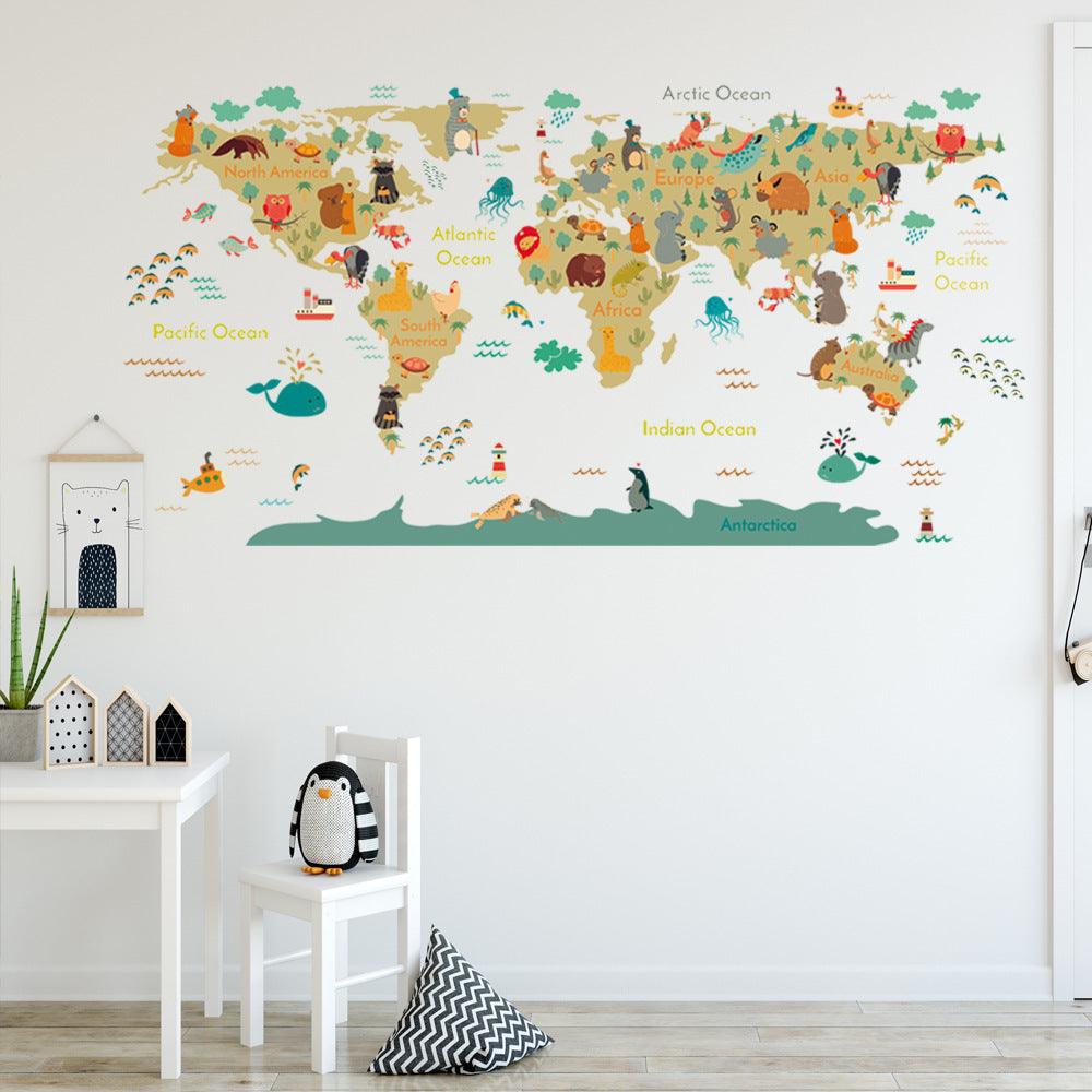 Our World Map Wall Decal - Divine Heart L.A.