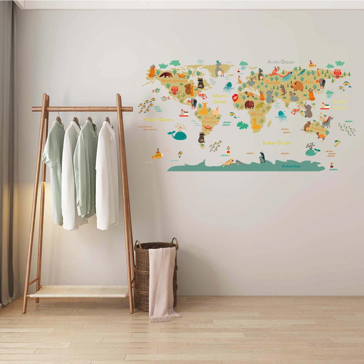 Our World Map Wall Decal - Divine Heart L.A.