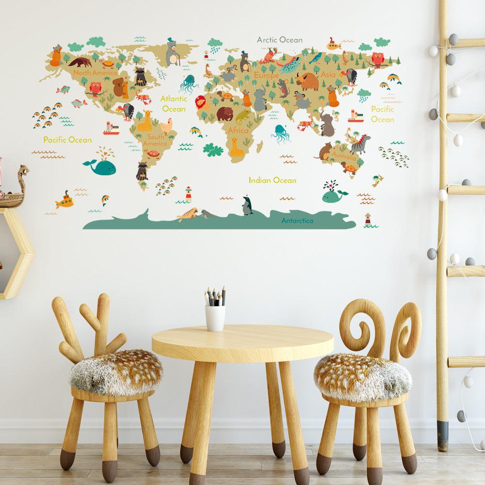 Our World Map Wall Decal - Divine Heart L.A.