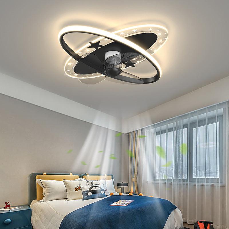 Overhead Fan Light In Children's Bedroom - Divine Heart L.A.