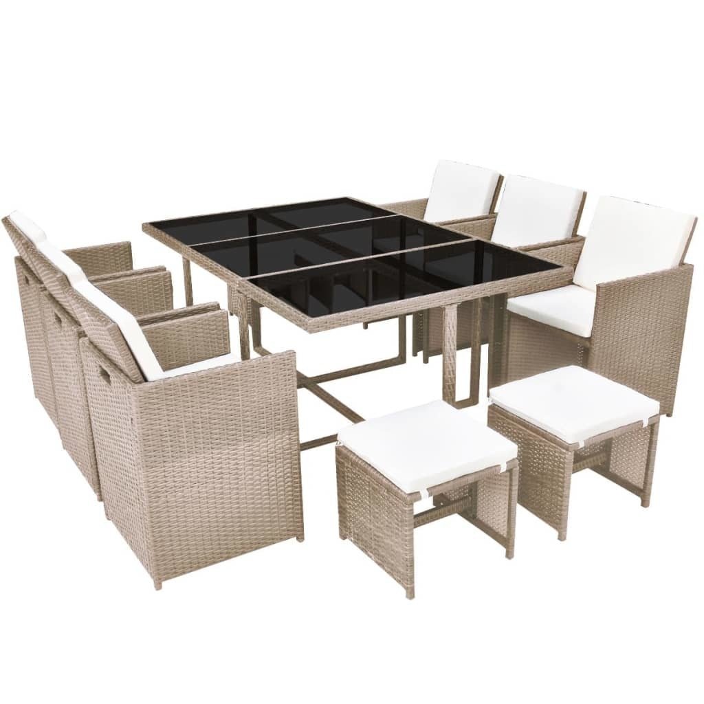 Paradise Cove 11 Pc. Outdoor Dining Set - Divine Heart L.A.