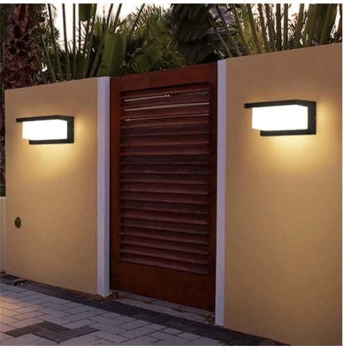 Parchway & Co. Exterior Wall Light in Black - Divine Heart L.A.