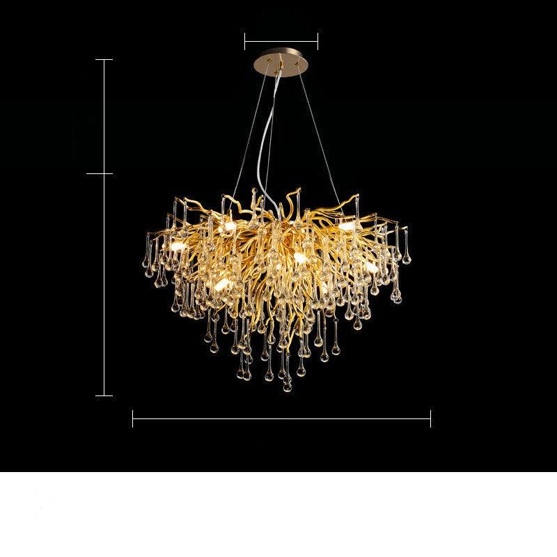 Parchway & Co. Water Drop Crystal Chandelier - Divine Heart L.A.