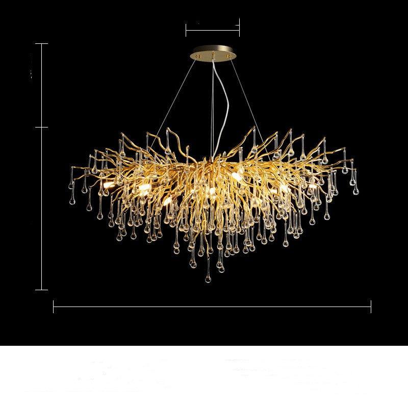 Parchway & Co. Water Drop Crystal Chandelier - Divine Heart L.A.