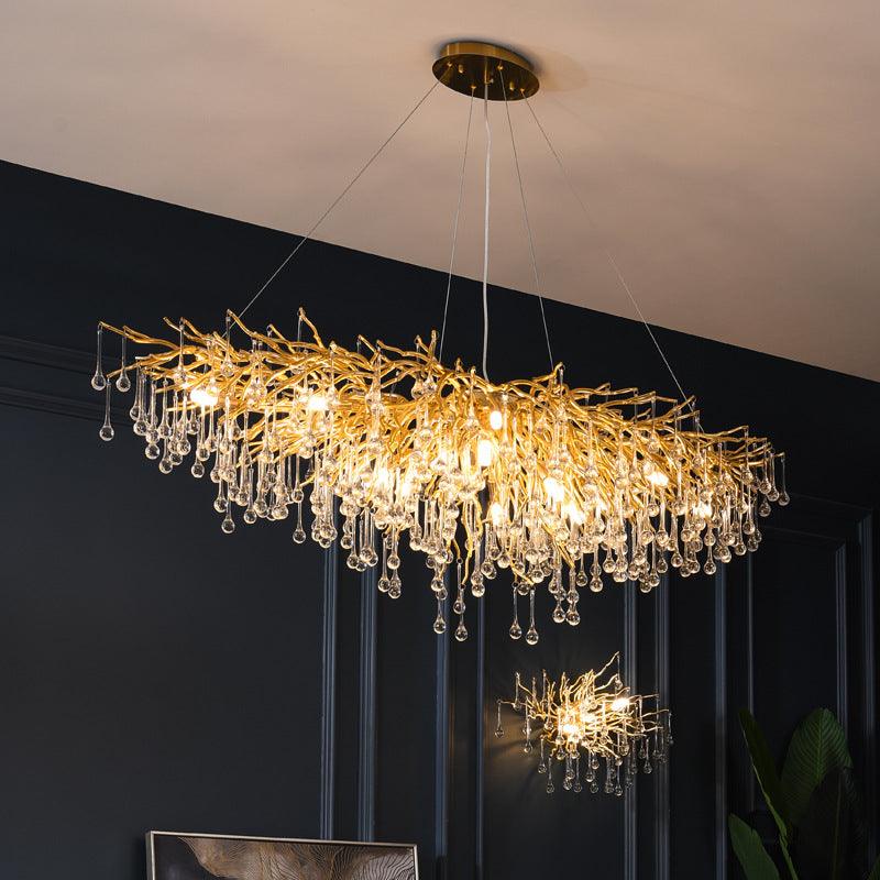 Parchway & Co. Water Drop Crystal Chandelier - Divine Heart L.A.