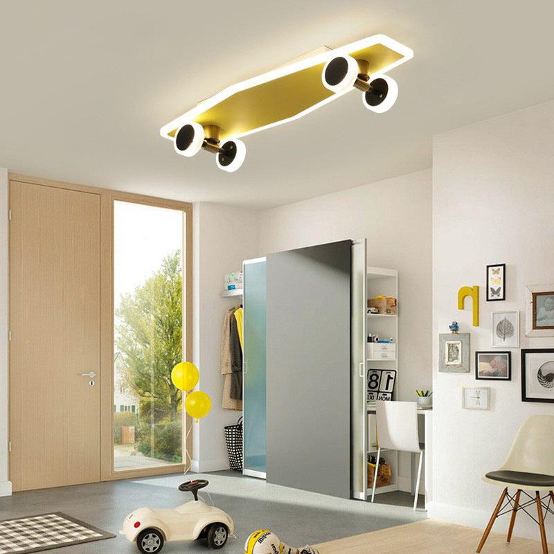 Radical Yogi Skateboard LED Ceiling Light - Divine Heart L.A.