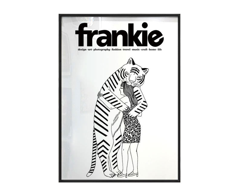 Retro Frankie Framed Canvas Collection - Divine Heart L.A.