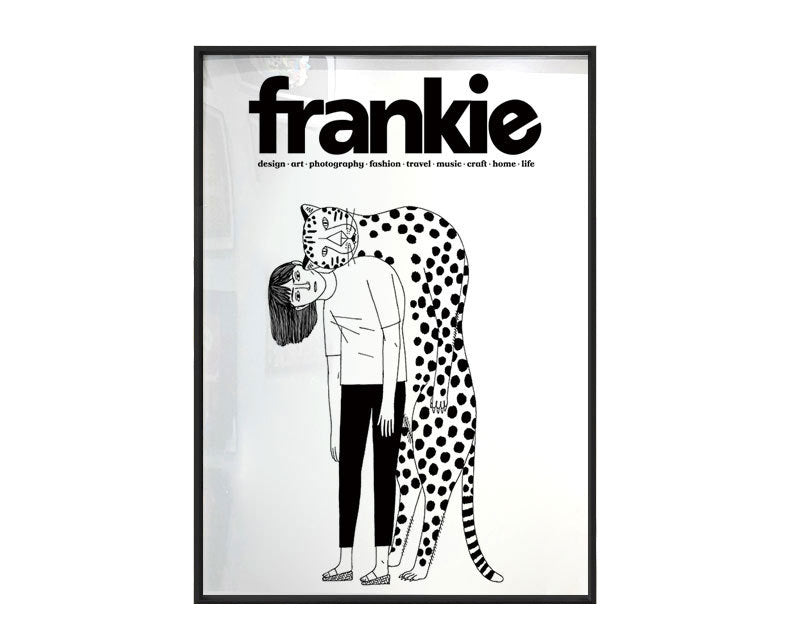 Retro Frankie Framed Canvas Collection - Divine Heart L.A.